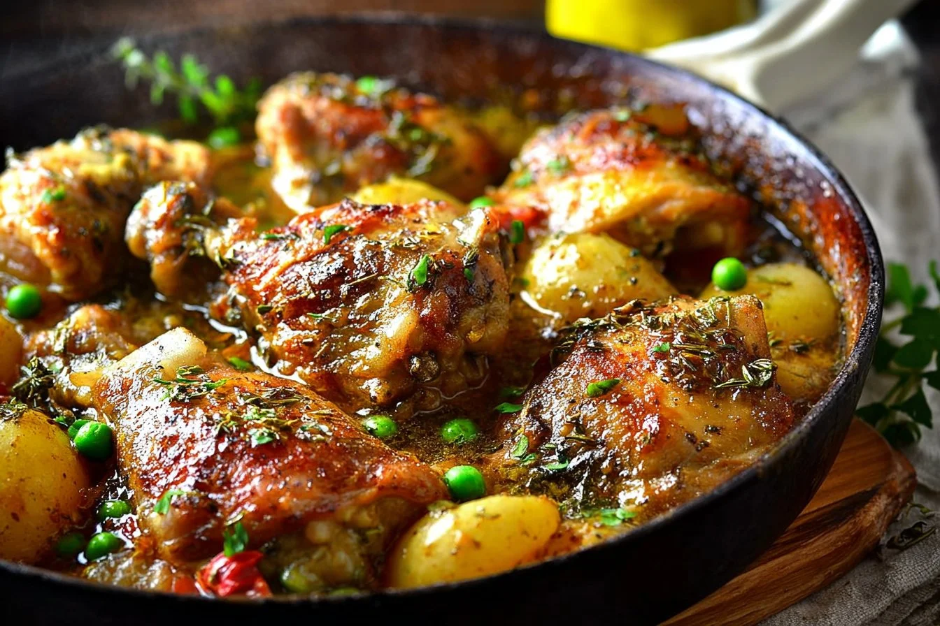 Chicken Vesuvio 3 Chicken Vesuvio