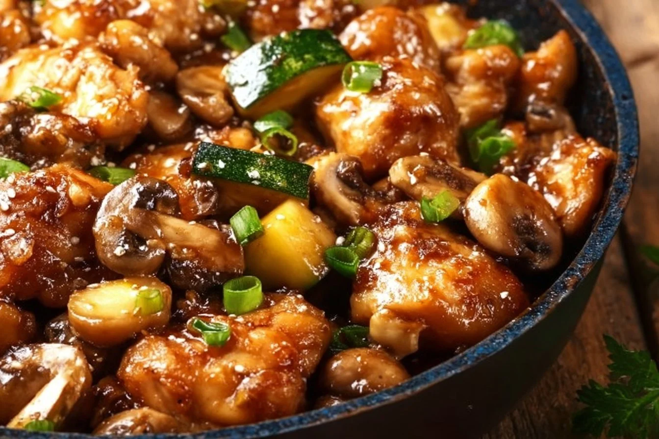 Chinese Chicken and Mushrooms 3 Chinese Chicken and Mushrooms