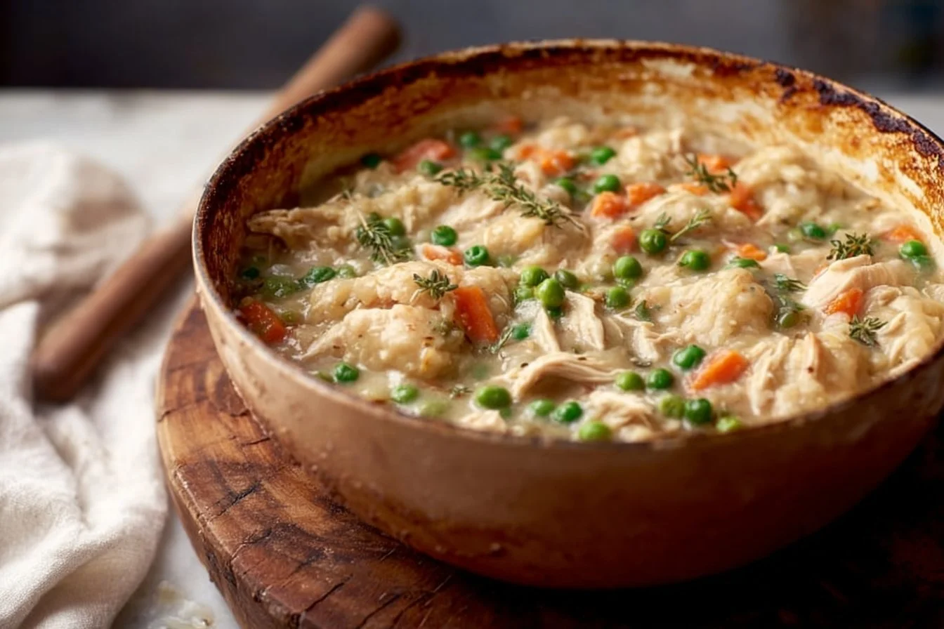 Crustless Chicken Pot Pie Soup 3 Crustless Chicken Pot Pie Soup