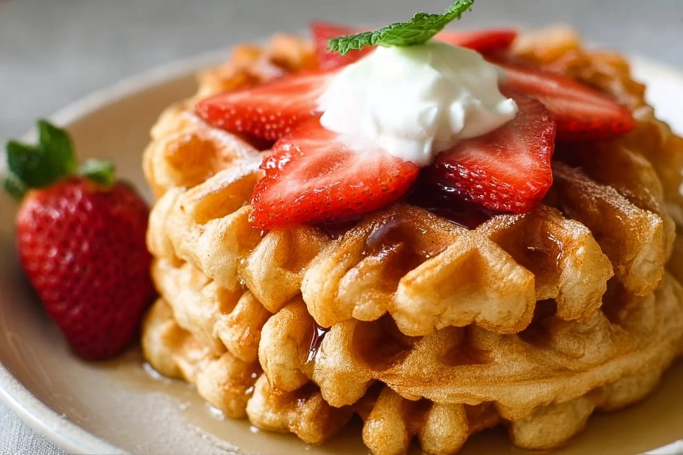Easy Healthy Protein Waffles