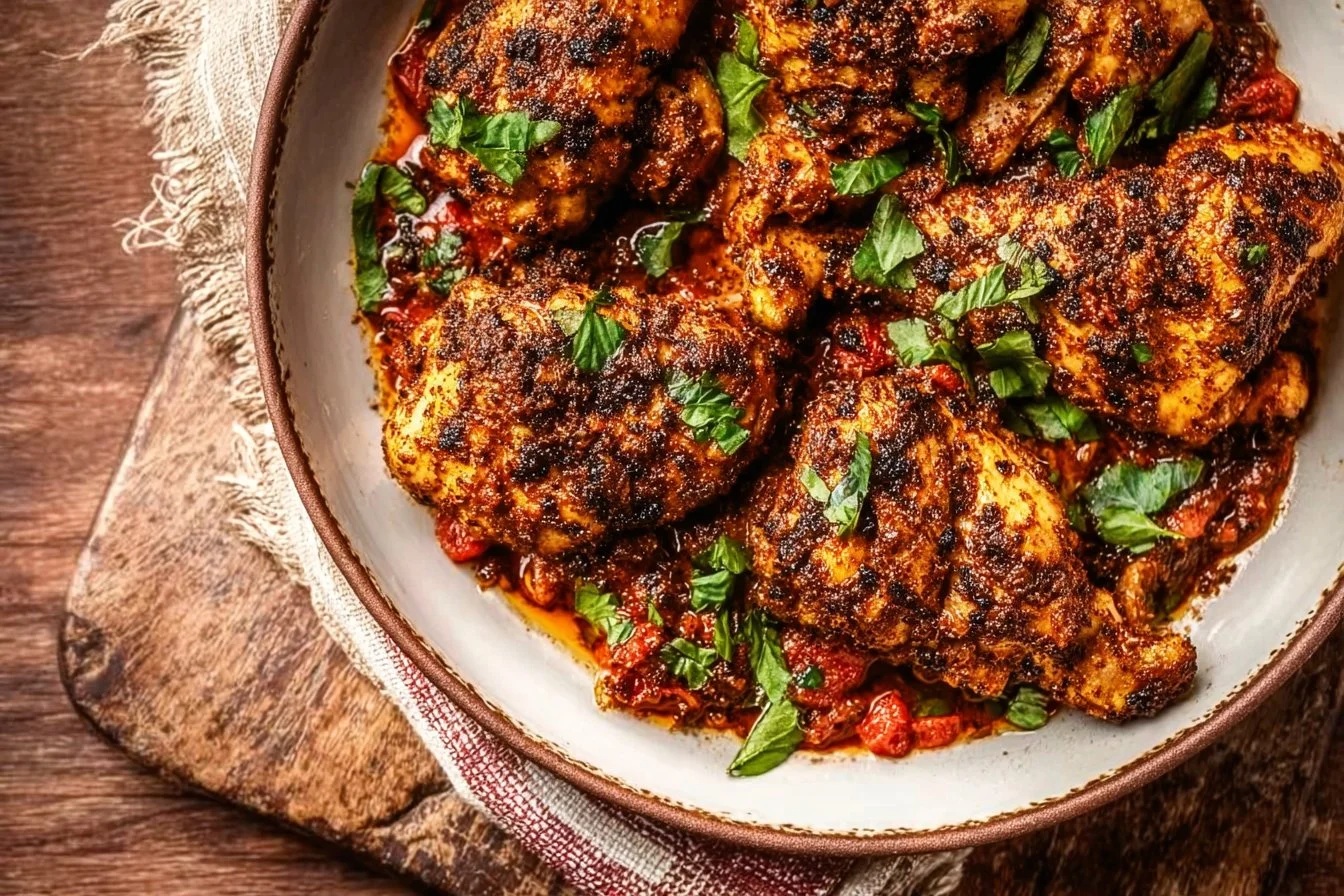Harissa Chicken (Spicy North African Chicken)