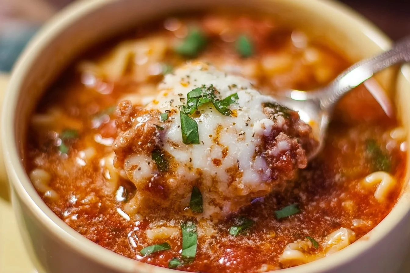 High Protein Lasagna Soup