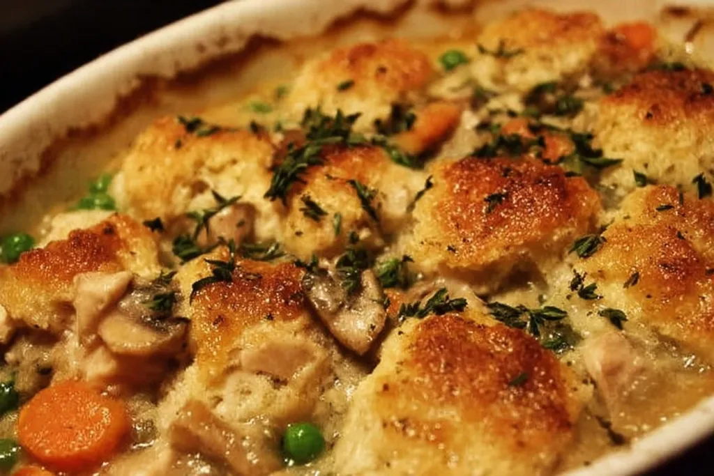 Delicious Chicken Casserole by Ina Garten, a warm bowl of comfort food