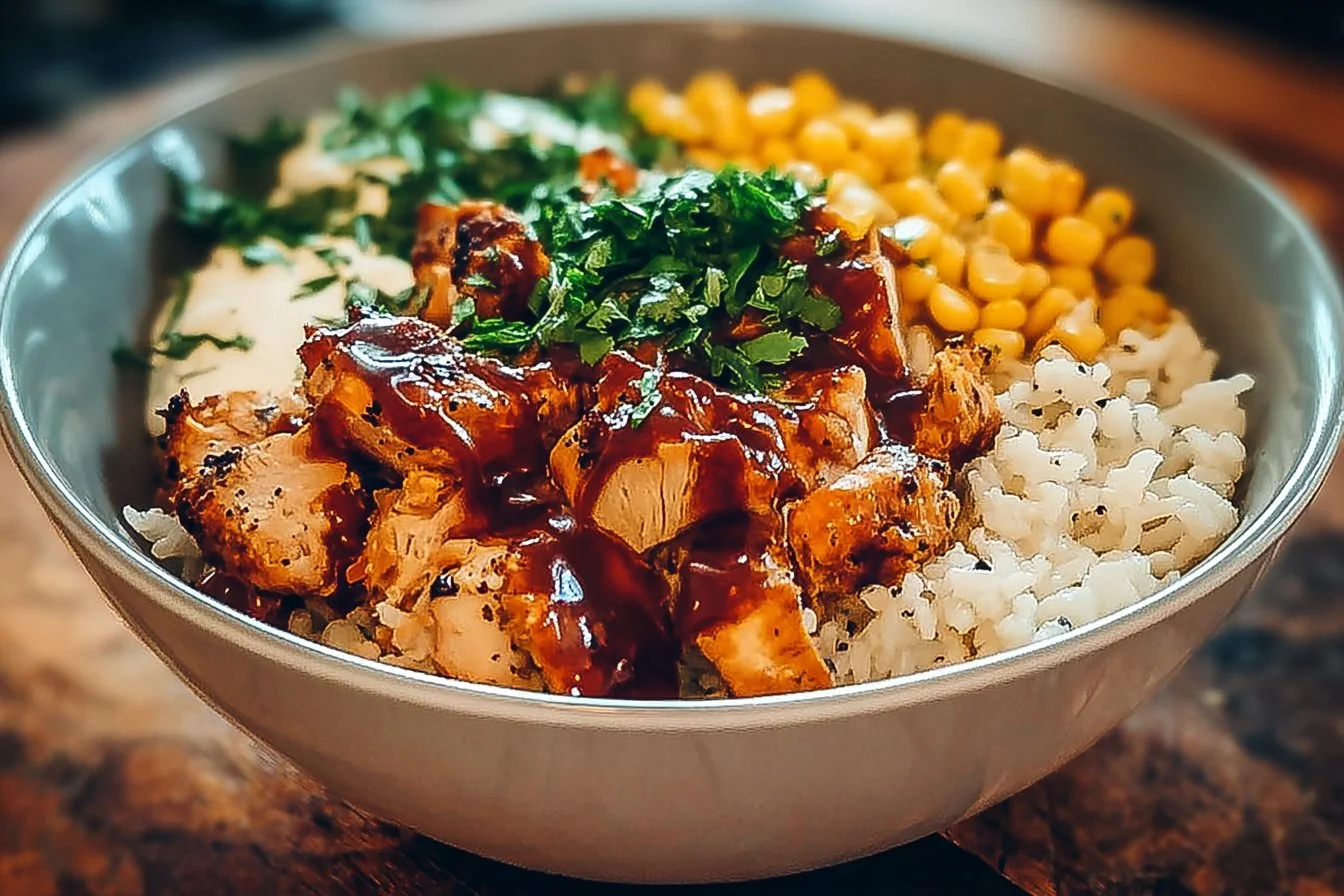 Irresistible High Protein BBQ Ranch Chicken Bowl Recipe 3 Irresistible High Protein BBQ Ranch Chicken Bowl Recipe