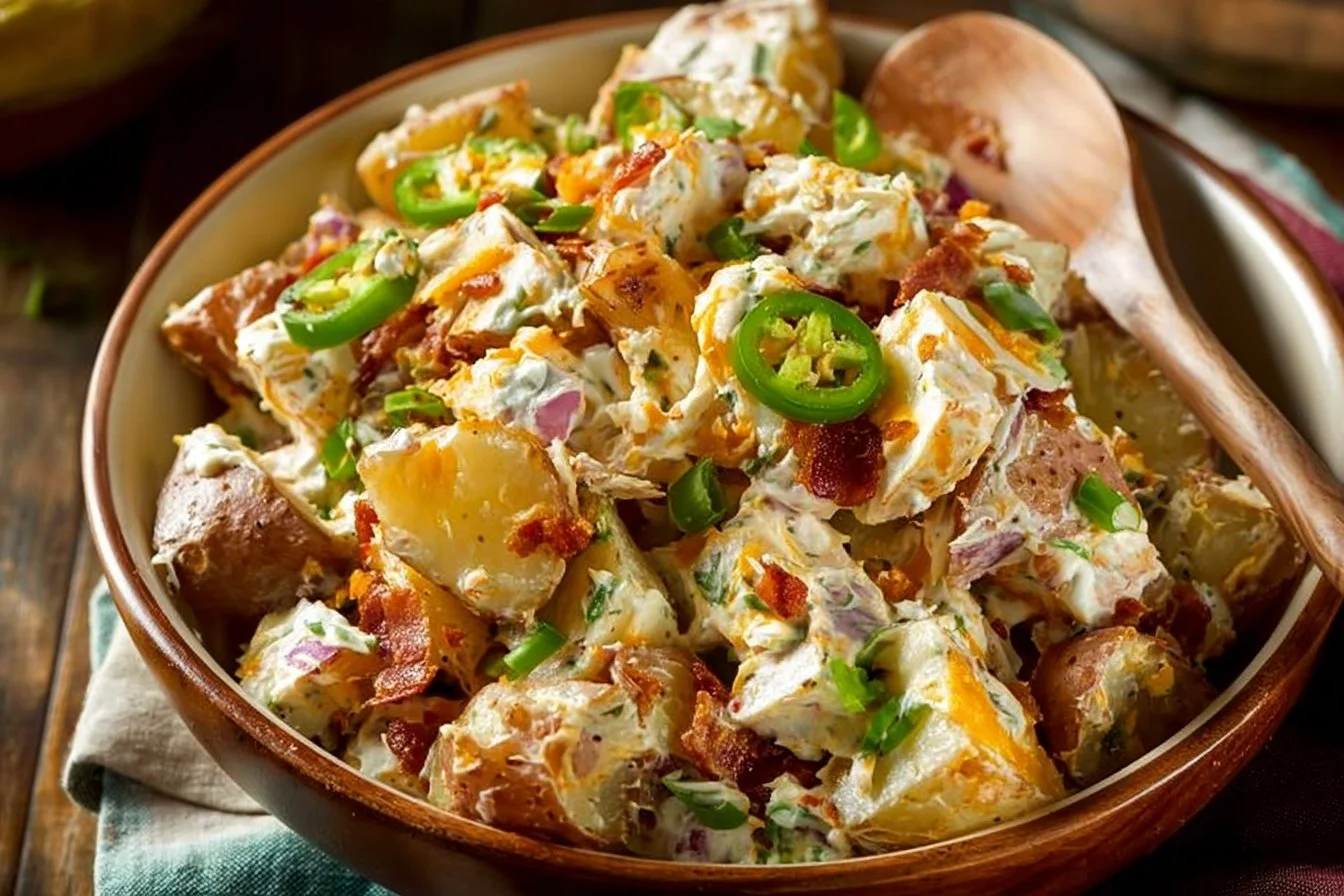 Jalapeno Popper Roasted Potato Salad 3 Jalapeno Popper Roasted Potato Salad