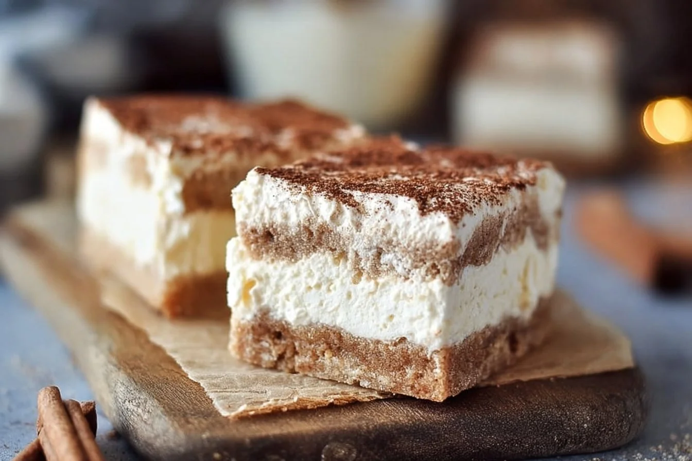 No Bake Keto Churro Cheesecake Bars