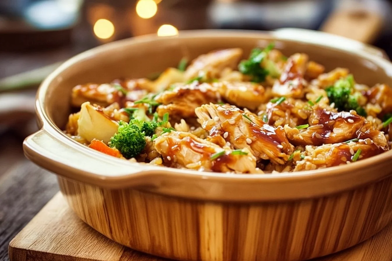 Teriyaki Chicken Casserole 3 Teriyaki Chicken Casserole