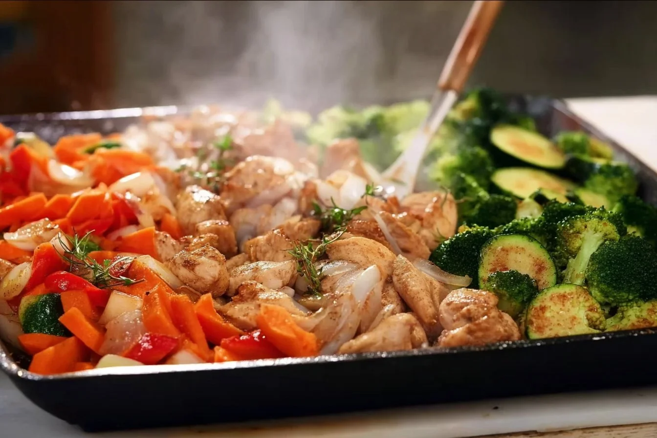Vegetable and Chicken Stir-Fry 3 Vegetable and Chicken Stir-Fry
