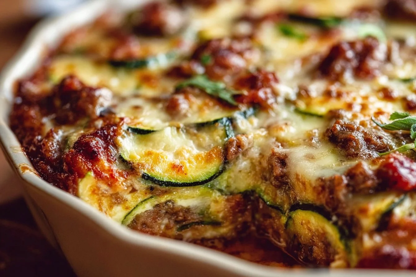 Zucchini Pizza Casserole 3 Zucchini Pizza Casserole