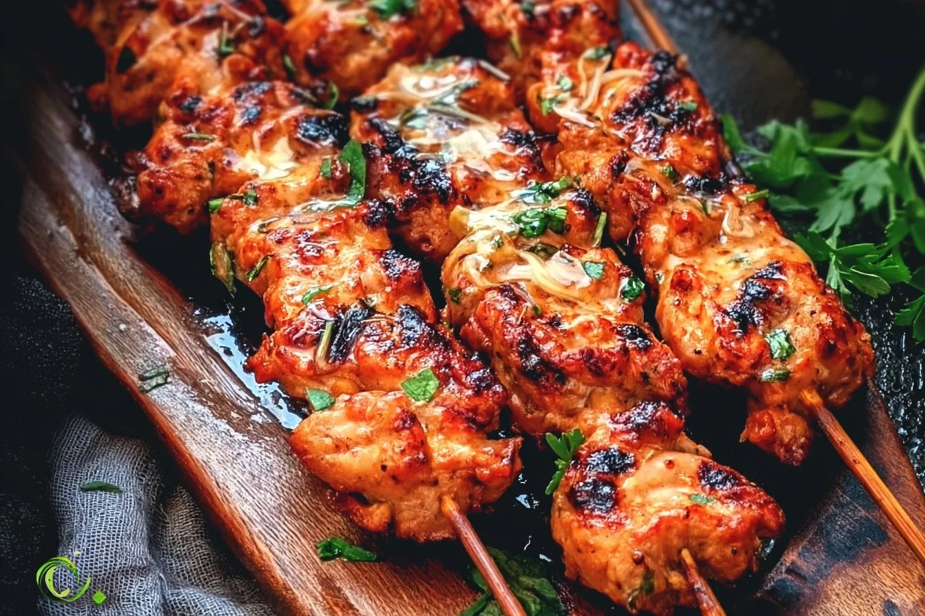 Air Fryer Bang Bang Chicken Skewers 3 Air Fryer Bang Bang Chicken Skewers