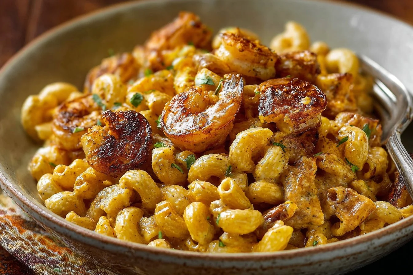Blackened Shrimp Cavatappi