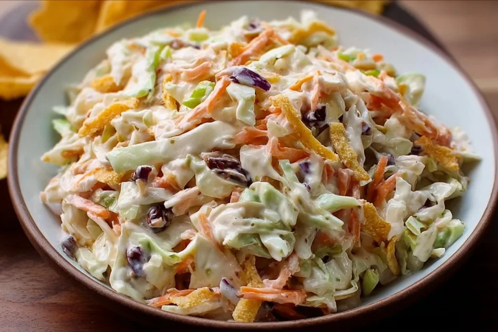 Bold Flavor-Packed Coleslaw 5 Delicious bold flavor-packed coleslaw served in a bowl