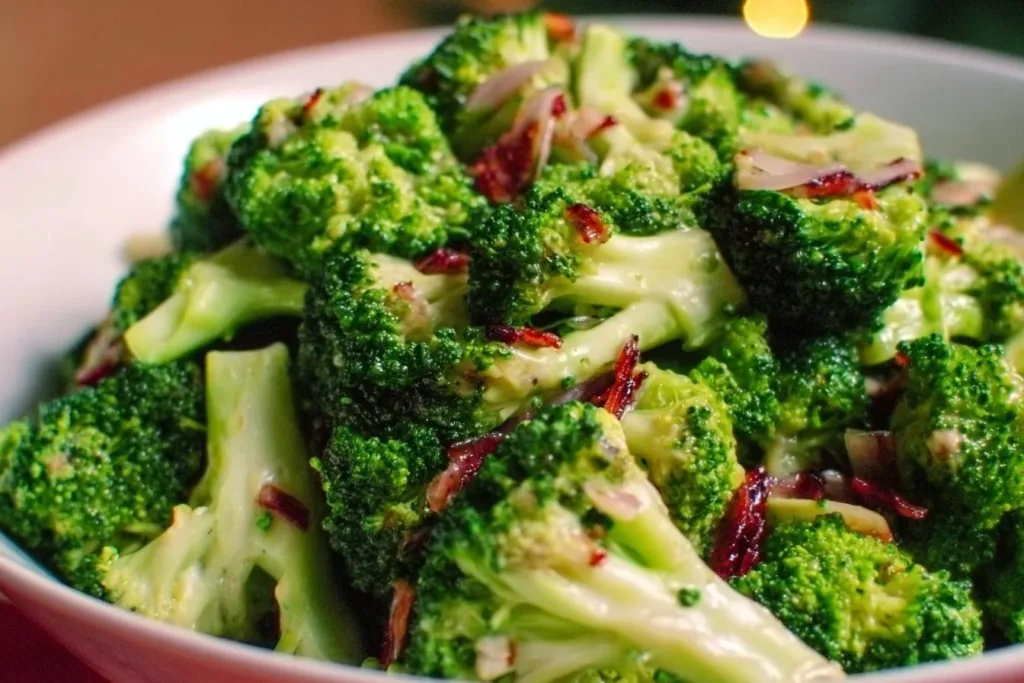 Broccoli Salad 5 Fresh and colorful broccoli salad with vegetables and dressing