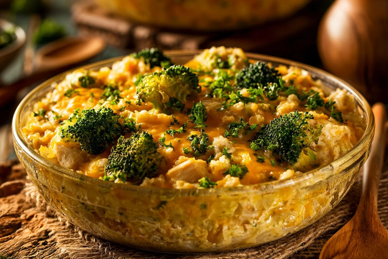 Cheesy Broccoli Chicken and Rice Casserole 3 Cheesy Broccoli Chicken and Rice Casserole