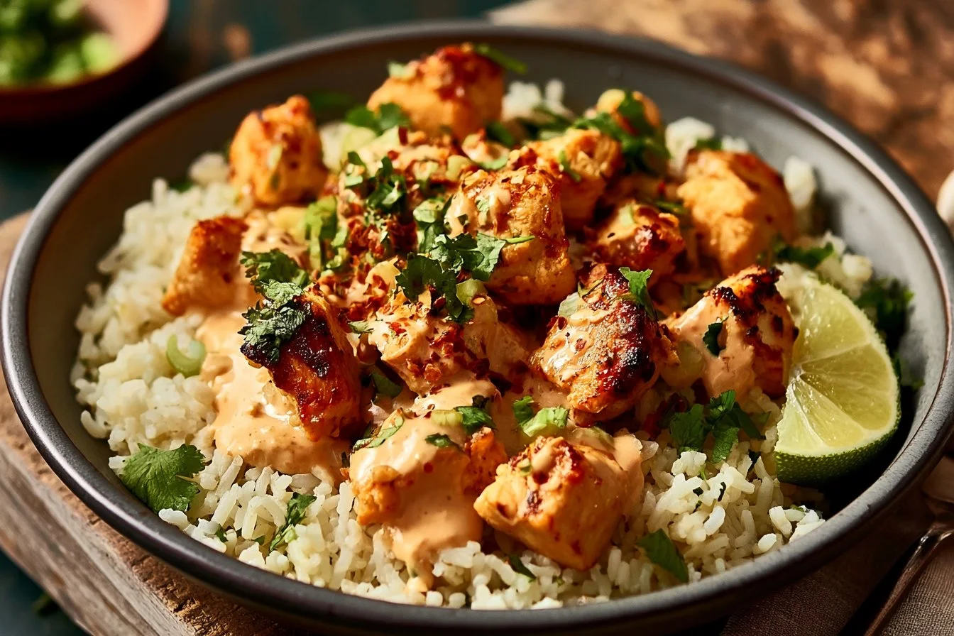 Coconut Chicken Rice Bowl: A Tropical Twist in 20 Minutes 3 Coconut Chicken Rice Bowl: A Tropical Twist in 20 Minutes