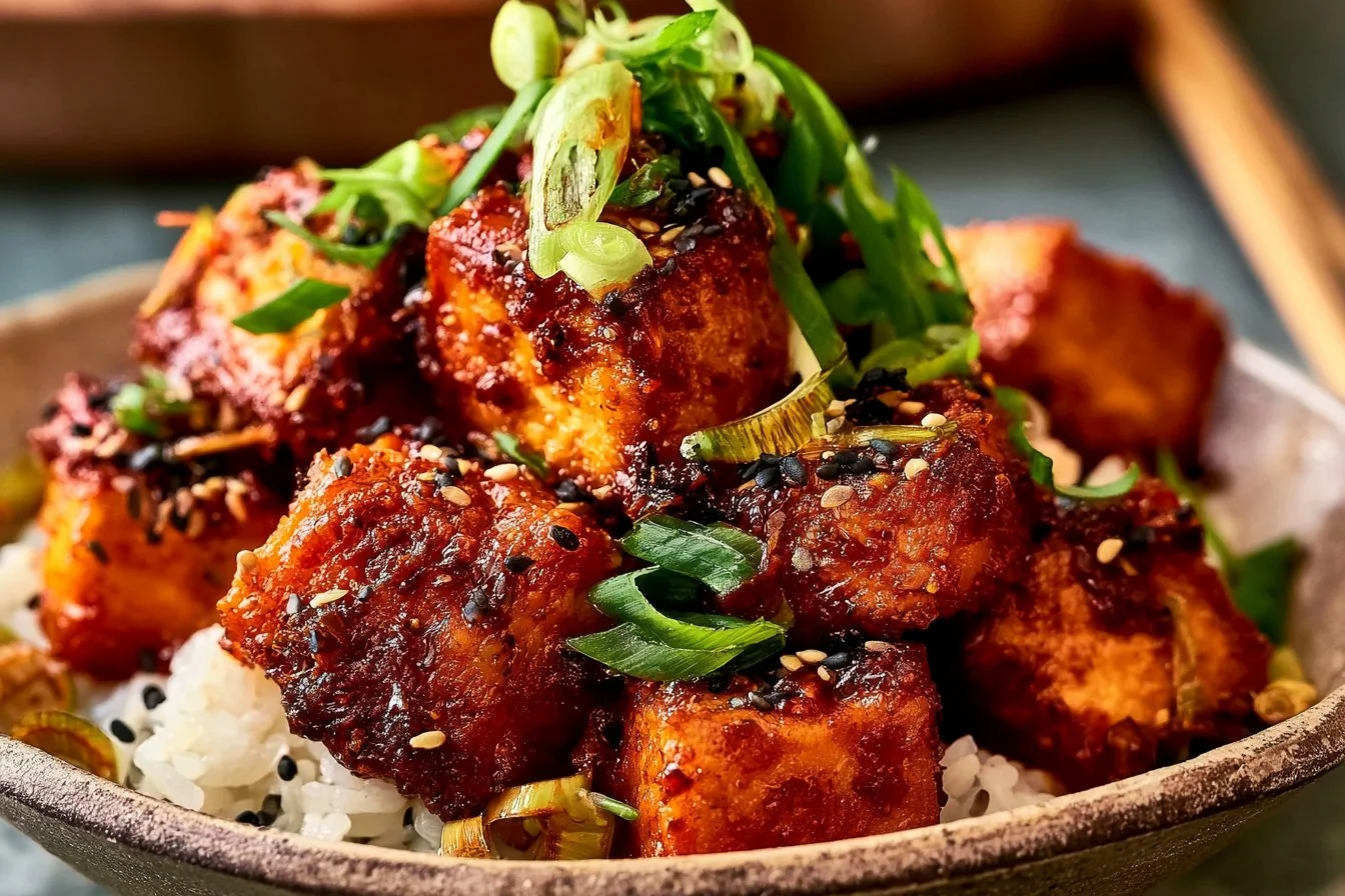 Crispy Gochujang Korean Tofu 3 Crispy Gochujang Korean Tofu