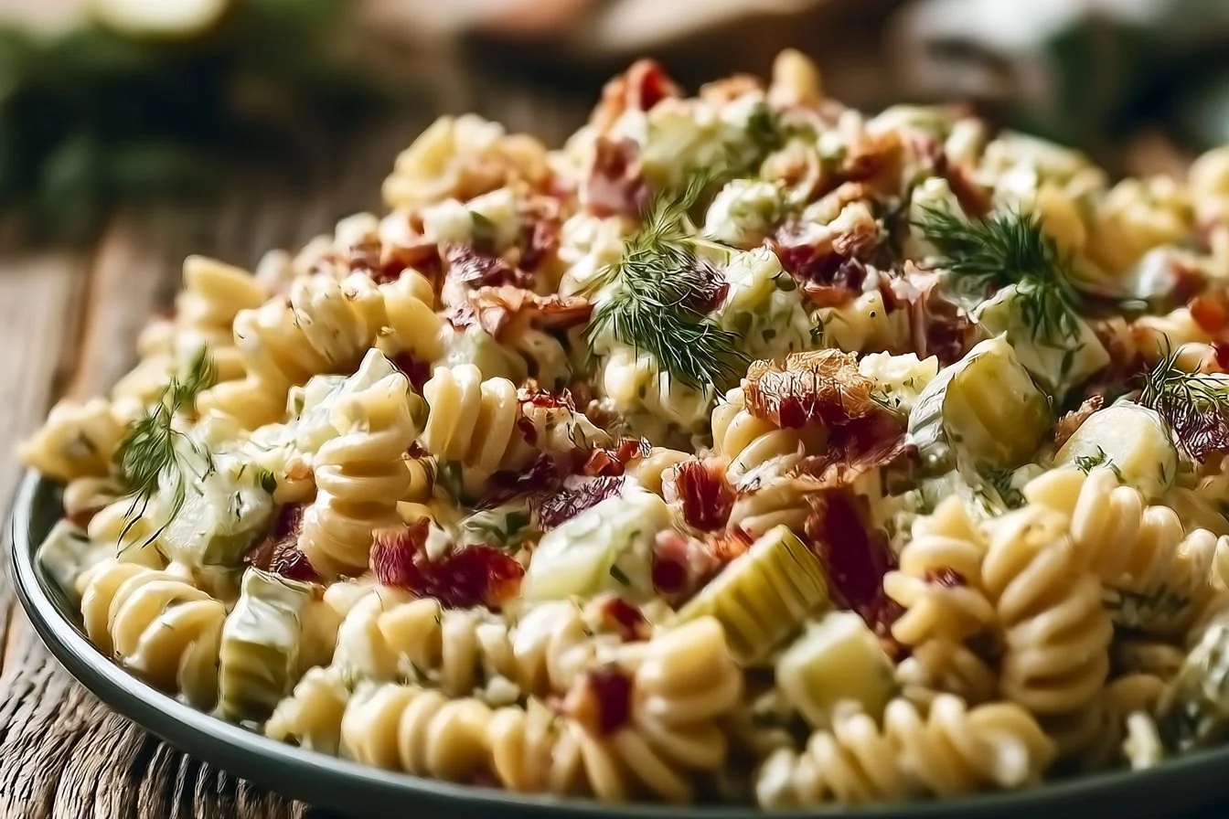 Dill Pickle Bacon Pasta Salad That Will Wow Your Taste Buds 3 Dill Pickle Bacon Pasta Salad That Will Wow Your Taste Buds
