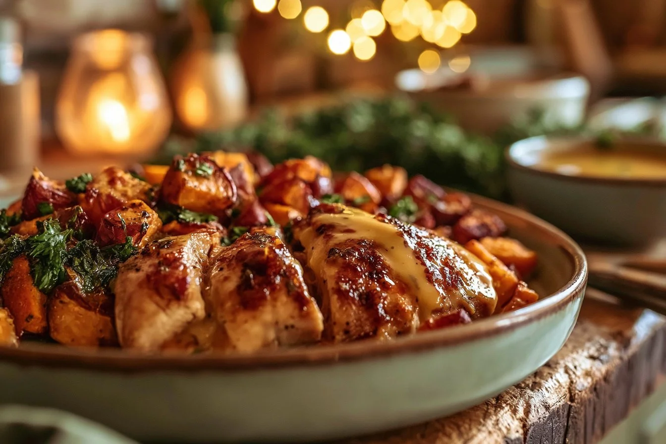 Easy Maple Dijon Chicken Bowl Recipe with Sweet Potatoes for Cozy Fall Dinner 3 Easy Maple Dijon Chicken Bowl Recipe with Sweet Potatoes for Cozy Fall Dinner