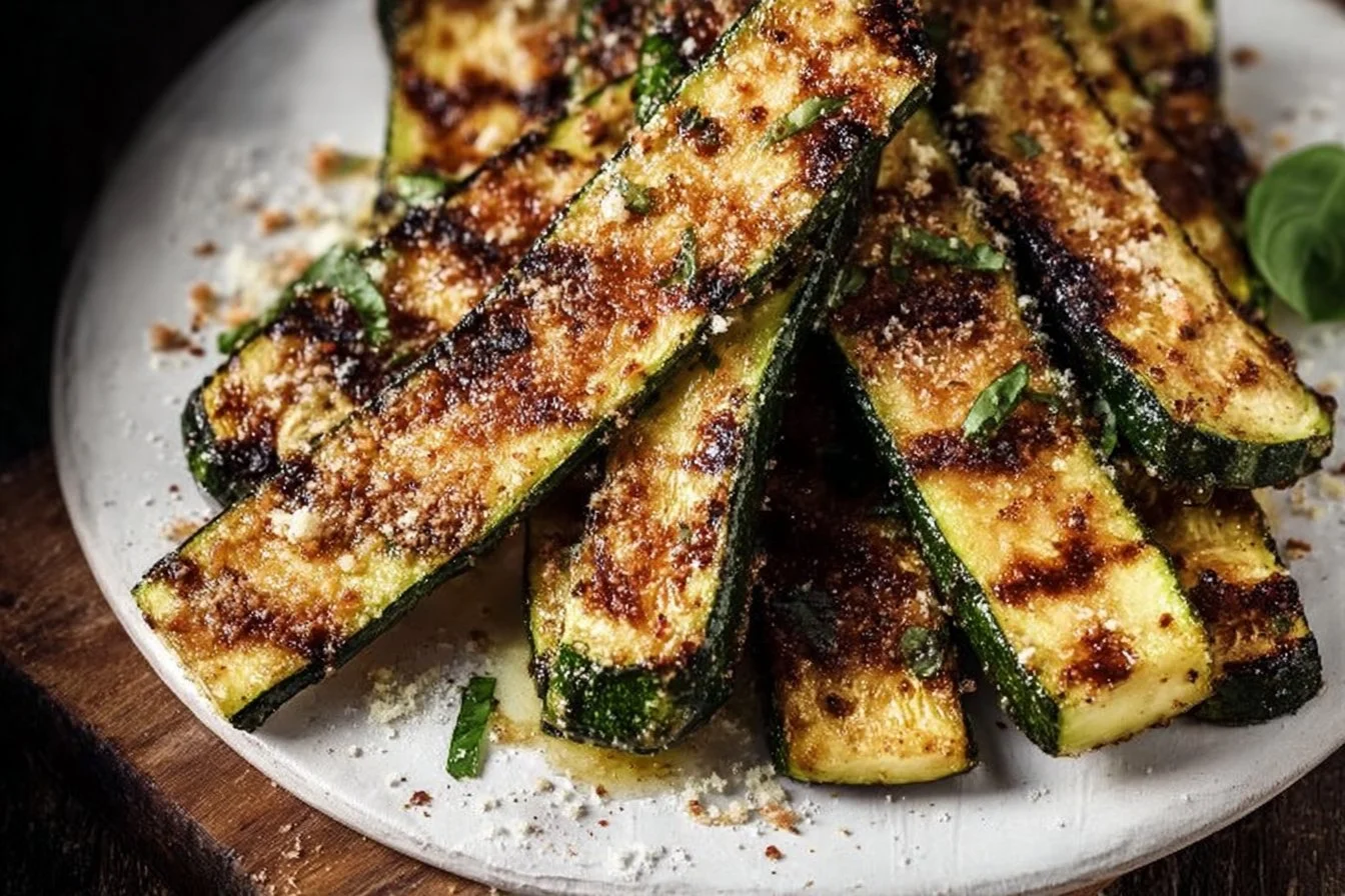 Grilled Zucchini with Parmesan 3 Grilled Zucchini with Parmesan