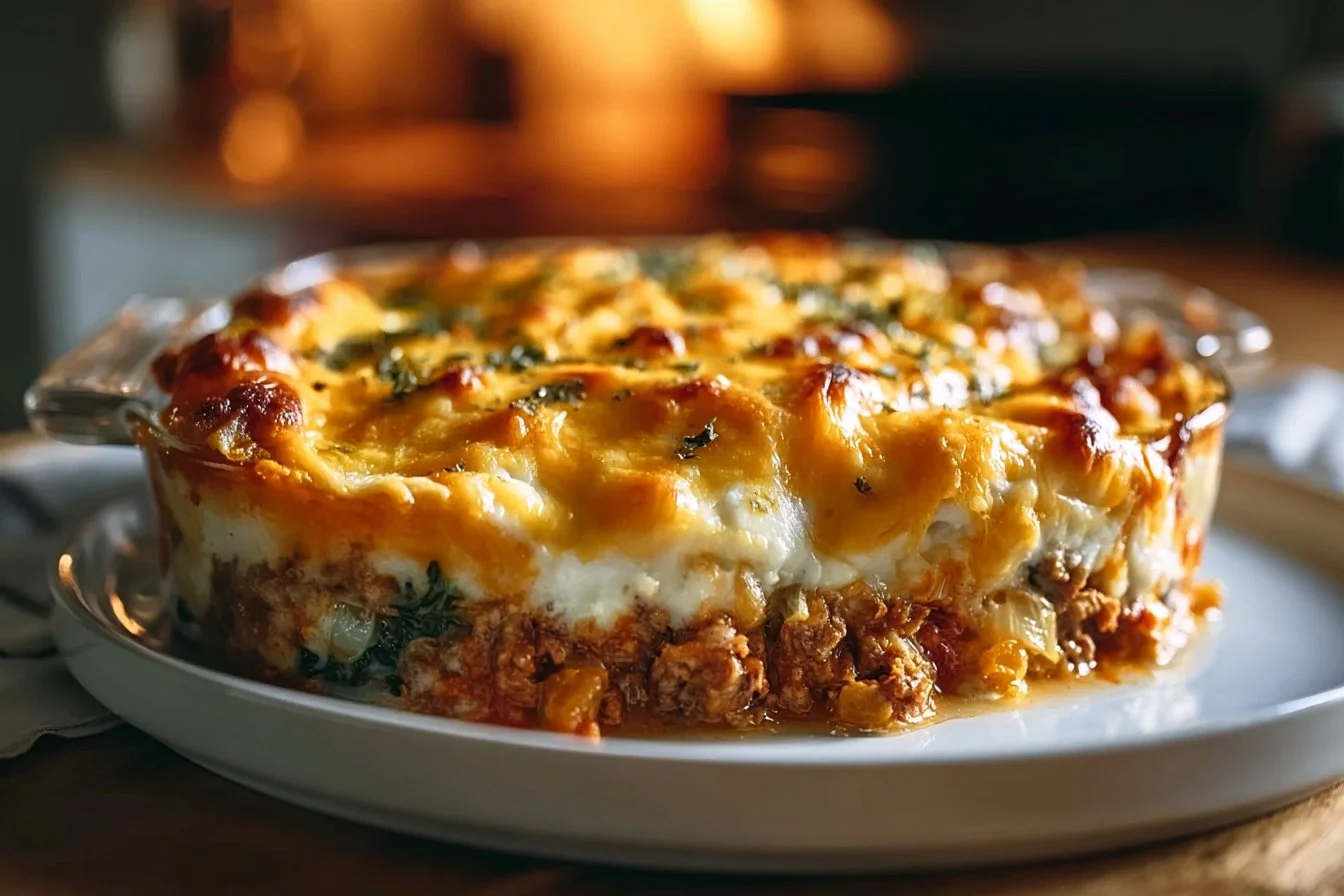 High Protein Ground Turkey Casserole (Easy, Cheesy, Family-Favorite)