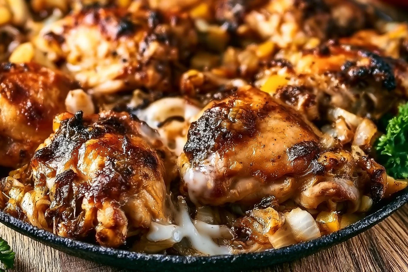 Low Carb BBQ Chicken Thighs