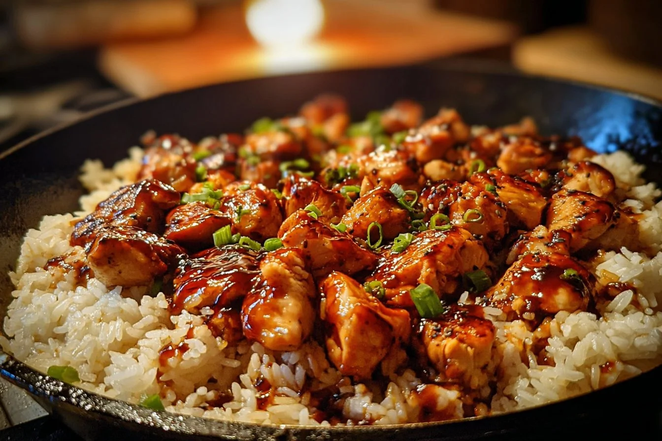 One-Pan Bold Honey BBQ Chicken Rice