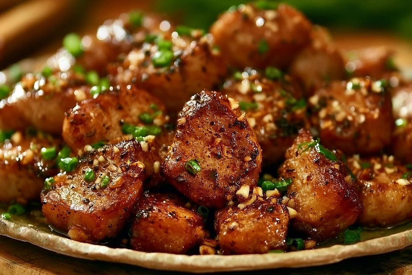 Savory Garlic Pork Bites: An Easy Flavor Explosion