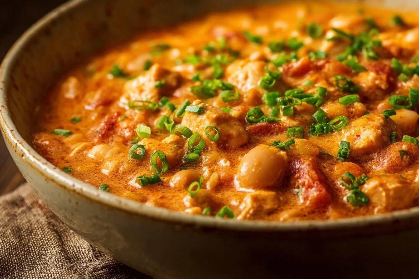 Slow Cooker Buffalo Chicken Chili