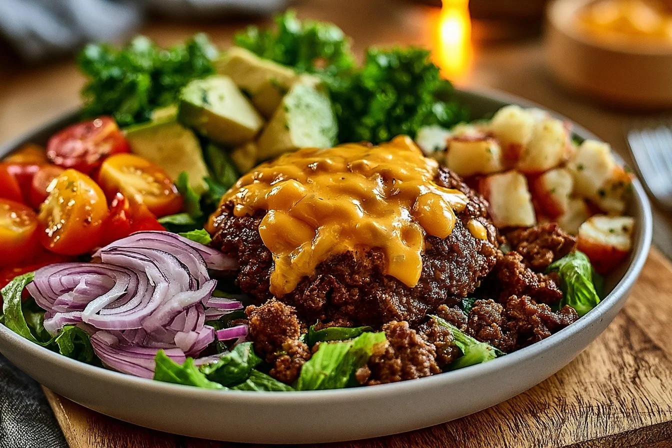 SMASH BURGER BOWL IS YOUR NEW FAVORITE DINNER 🍔🔥🥗