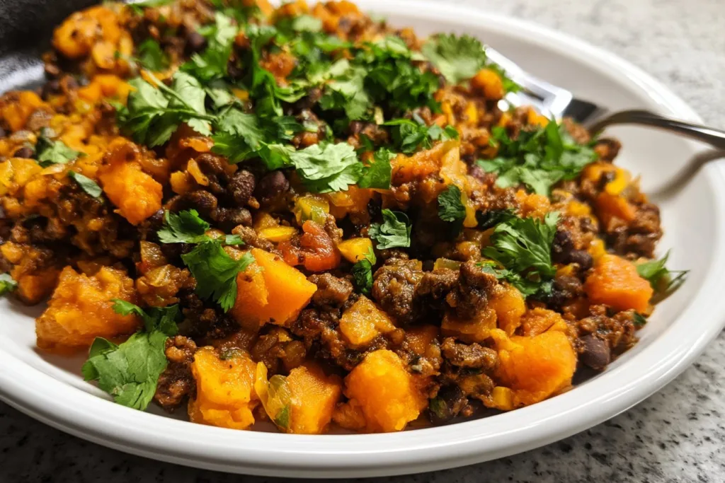Southwestern Ground Beef Sweet Potato Skillet 4 southwestern ground beef sweet potato skillet 2026 06 16 103626 1024x683 1
