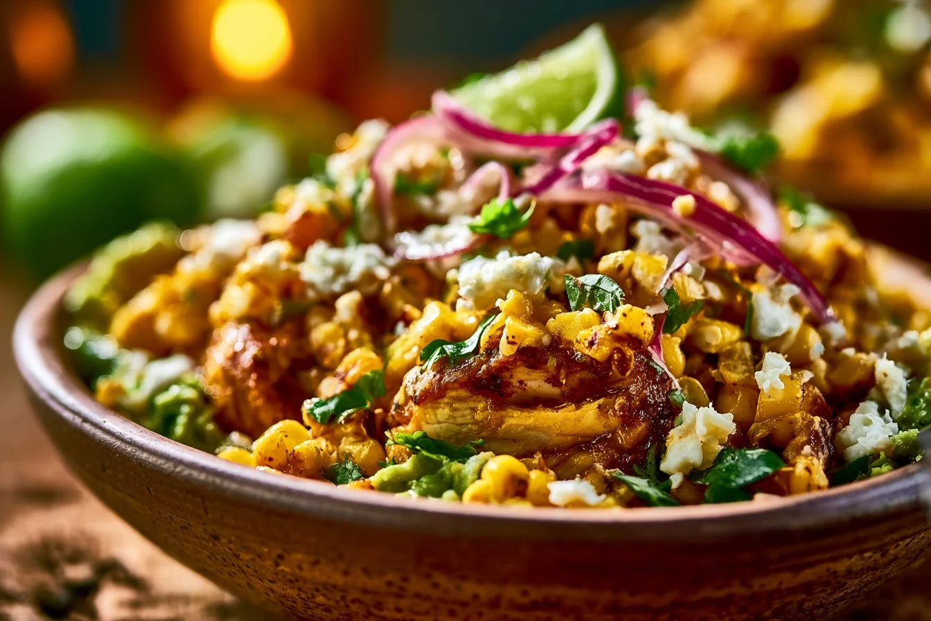 Quick & Easy Mexican Street Corn Chicken Bowls 3 Quick & Easy Mexican Street Corn Chicken Bowls