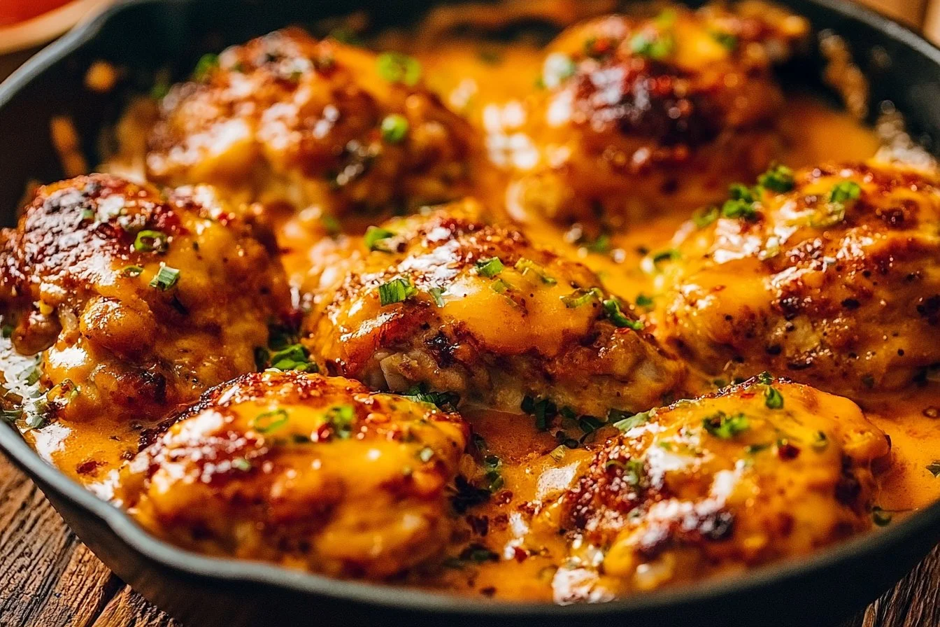 Skillet Bang Bang Chicken Thighs 3 Skillet Bang Bang Chicken Thighs