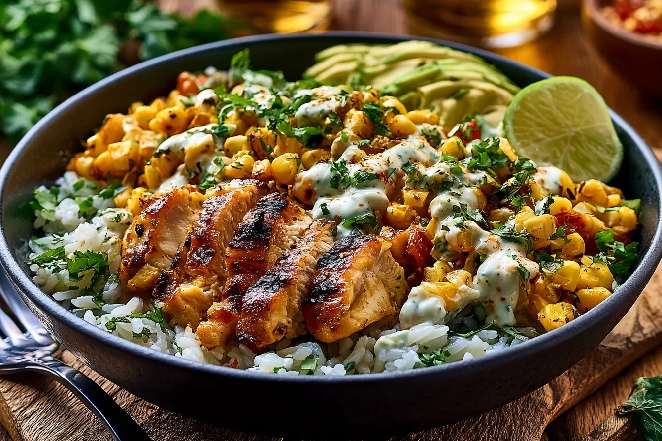 Street Corn Chicken Bowl 3 Street Corn Chicken Bowl